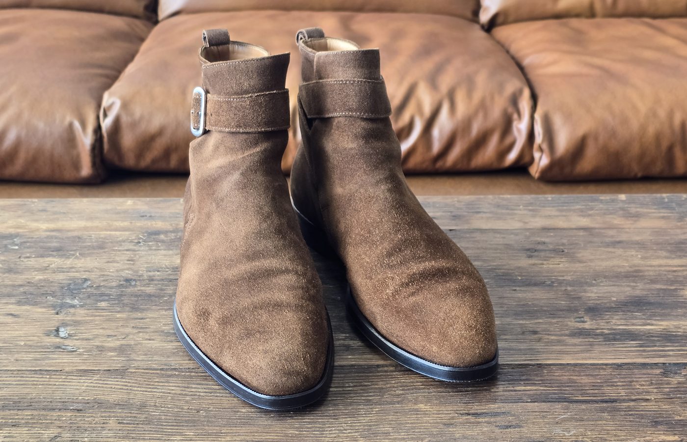 SUEDE JODHPUR BOOTS